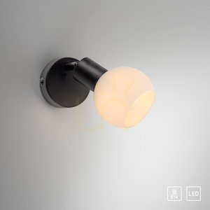 Wandleuchte LOKI 12150-18 Schwarz 1xE14 small 11