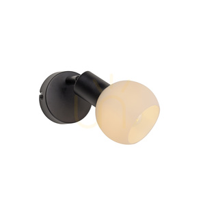 Wandleuchte LOKI 12150-18 Schwarz 1xE14 small 7