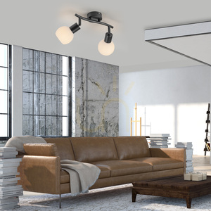 Plafond LOKI 12151-18 Schwarz 2xE14 small 2