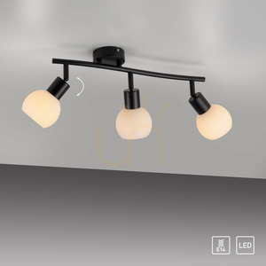 Plafond LOKI 12152-18 Schwarz 3xE14 12 Plafond LOKI 12152-18 Schwarz 3xE14 small 12