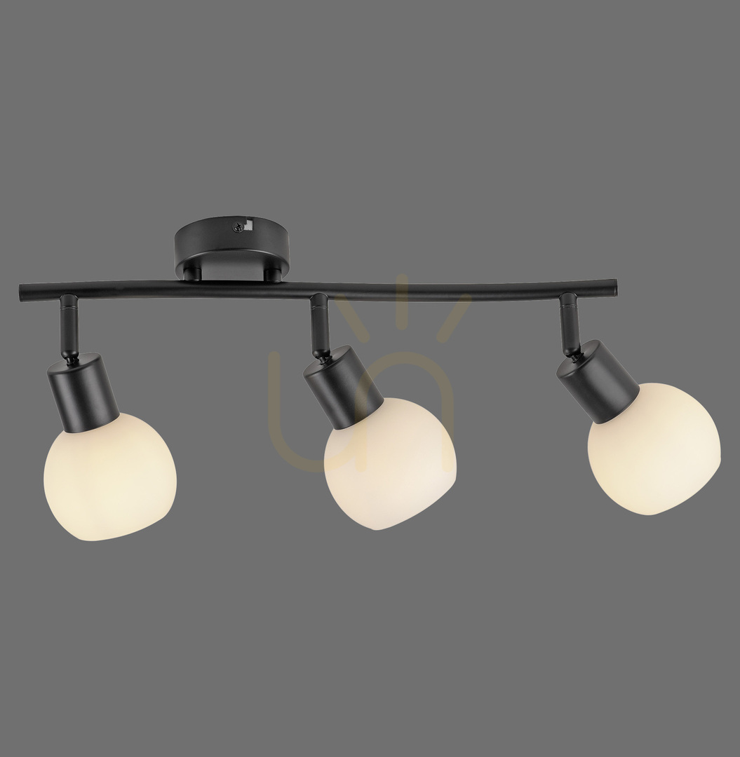Prüfen Plafond LOKI 12152-18 Schwarz 3xE14 Plafond LOKI 12152-18 Schwarz 3xE14