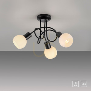 Plafond LOKI 12153-18 Schwarz 3xE14 small 11