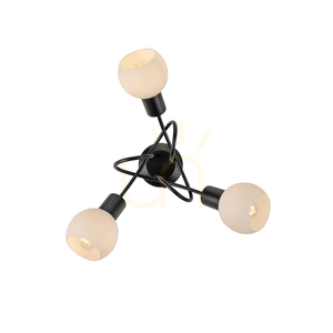 Plafond LOKI 12153-18 Schwarz 3xE14 small 14