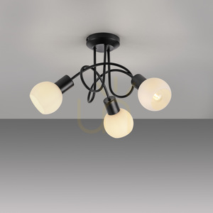 Plafond LOKI 12153-18 Schwarz 3xE14 small 5
