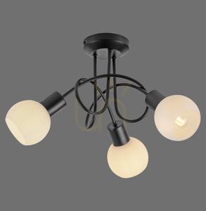 Plafond LOKI 12153-18 Schwarz 3xE14 small 0