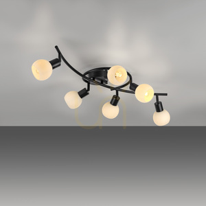 Plafond LOKI 12155-18 Schwarz 6xE14 small 10
