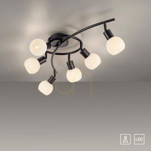 Plafond LOKI 12155-18 Schwarz 6xE14 small 11