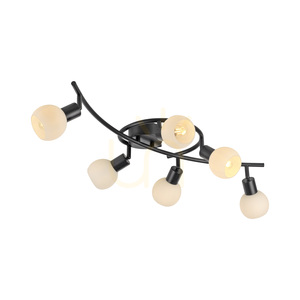 Plafond LOKI 12155-18 Schwarz 6xE14 small 7