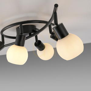 Plafond LOKI 12155-18 Schwarz 6xE14 small 9