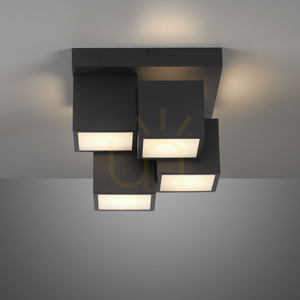 TETRIS Plafond 14114-18 Schwarz 4xLED small 10