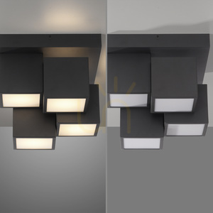 TETRIS Plafond 14114-18 Schwarz 4xLED small 14