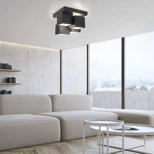 TETRIS Plafond 14114-18 Schwarz 4xLED small 2