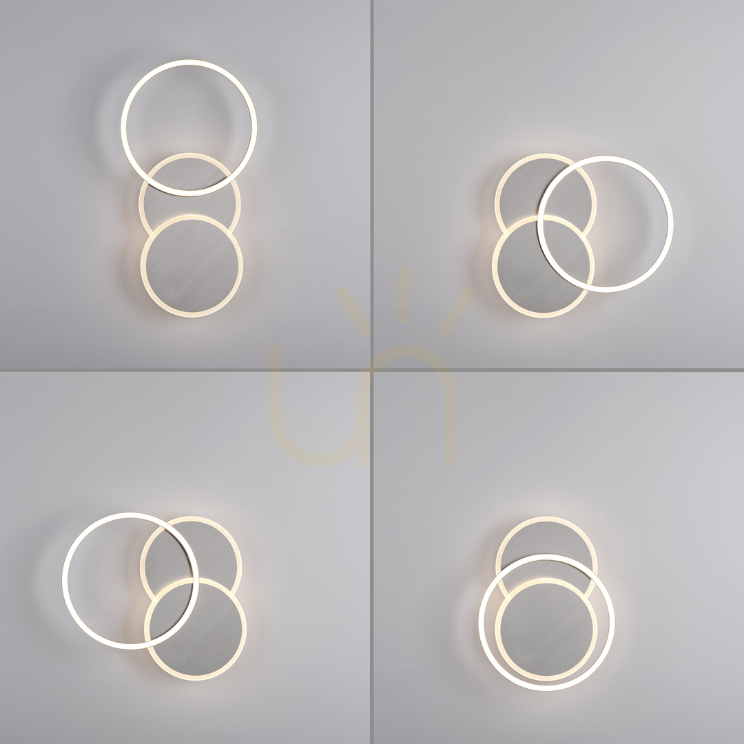 Vorschau SEVENT Plafond 14116-55 Silber 1xLED SEVENT Plafond 14116-55 Silber 1xLED
