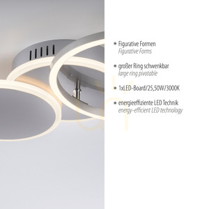 SEVENT Plafond 14116-55 Silber 1xLED 3 SEVENT Plafond 14116-55 Silber 1xLED small 3