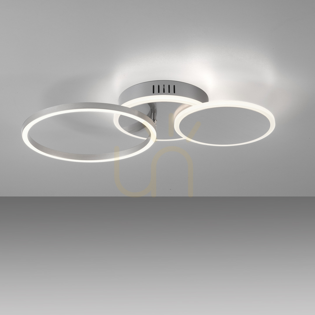 Prüfen SEVENT Plafond 14116-55 Silber 1xLED SEVENT Plafond 14116-55 Silber 1xLED