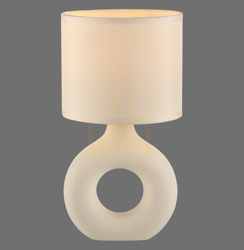 Prüfen CARARA Tischleuchte 14193-39 Beige 1xE27