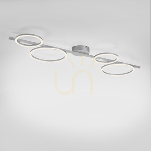Plafond MINI RITUS 14211-21 Silber 4xLED small 10