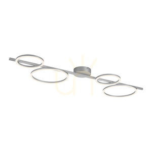 Plafond MINI RITUS 14211-21 Silber 4xLED small 7