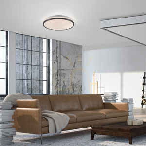 Plafond KYLE14293-18 Schwarz 1xLED small 2