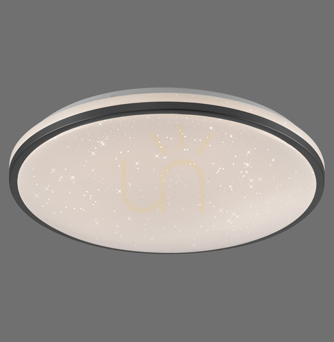 Prüfen Plafond KYLE14295-18 Schwarz 1xLED