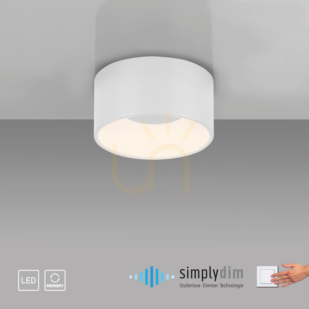 Anzeige TANIKA Plafond 14325-16 Weiß 1xLED TANIKA Plafond 14325-16 Weiß 1xLED