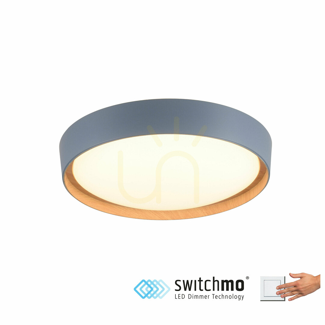 Aussicht Plafond EMILIA 14347-15 Grau 1xLED Plafond EMILIA 14347-15 Grau 1xLED