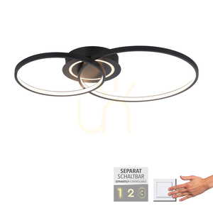 ASMINA Plafond 14540-18 Schwarz 3xLED 1 ASMINA Plafond 14540-18 Schwarz 3xLED small 1
