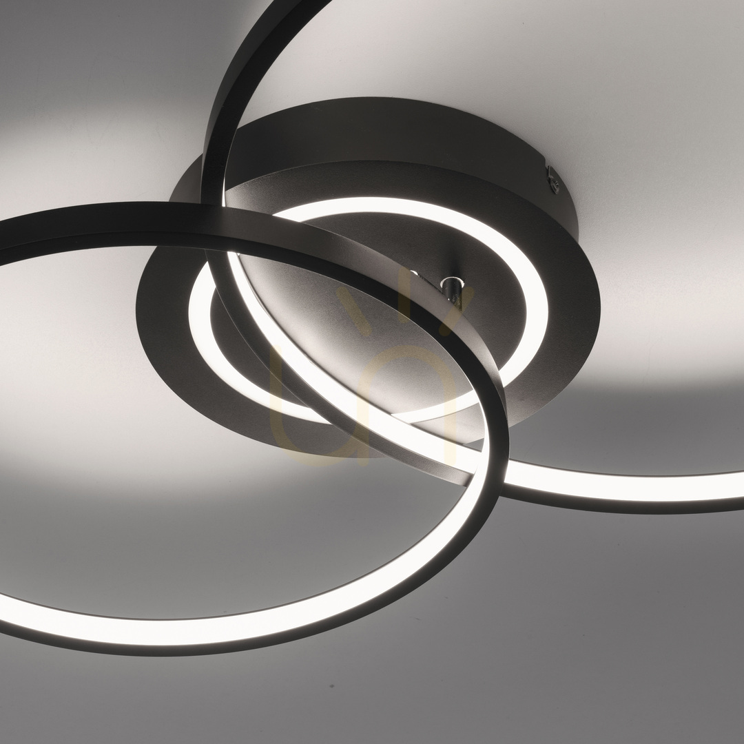Zeige ASMINA Plafond 14540-18 Schwarz 3xLED ASMINA Plafond 14540-18 Schwarz 3xLED