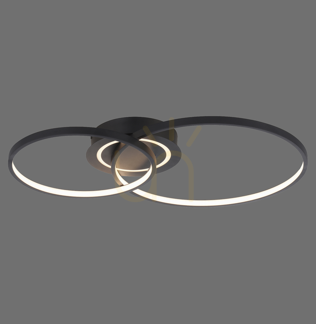 Prüfen ASMINA Plafond 14540-18 Schwarz 3xLED ASMINA Plafond 14540-18 Schwarz 3xLED