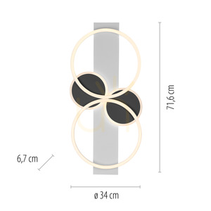 Plafond TROOPER 14552-16 Weiß 4xLED small 8