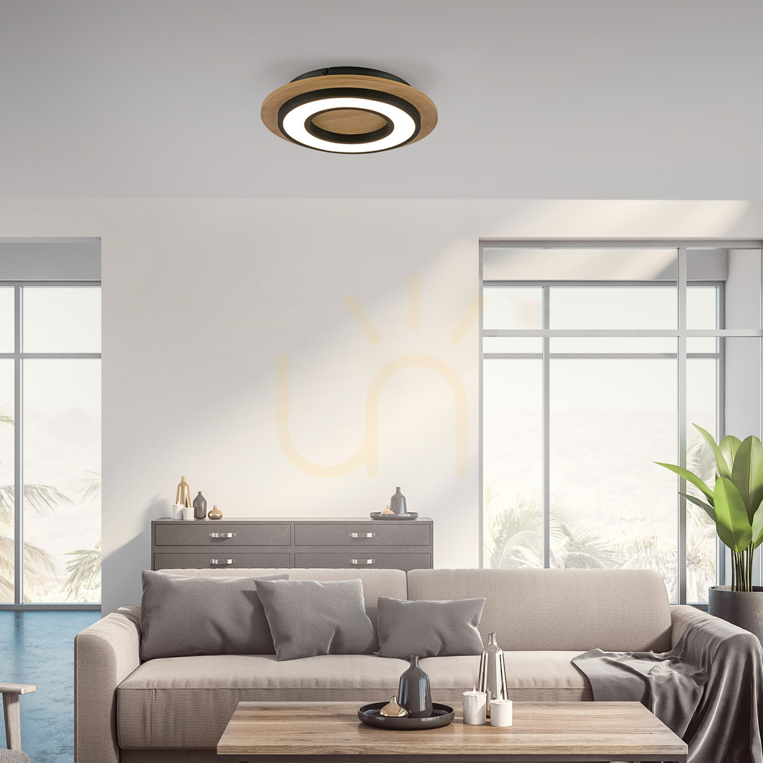 Vorschau TOLA plafond 14560-18 Schwarz 1xLED TOLA plafond 14560-18 Schwarz 1xLED