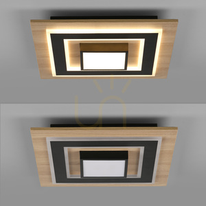Zuma Line TOLA 14563-18 Deckenleuchte schwarz/Holz LED 30 W small 13
