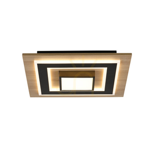 Zuma Line TOLA 14563-18 Deckenleuchte schwarz/Holz LED 30 W small 14
