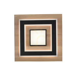 Zuma Line TOLA 14563-18 Deckenleuchte schwarz/Holz LED 30 W small 15