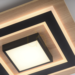 Zuma Line TOLA 14563-18 Deckenleuchte schwarz/Holz LED 30 W small 9