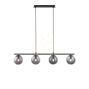 BIG WIDOW Pendelleuchte 14604-18 Schwarz 4xE14. small 10