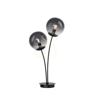 BIG WIDOW Tischleuchte 14605-18 Schwarz 2xE14. 6 BIG WIDOW Tischleuchte 14605-18 Schwarz 2xE14. small 6