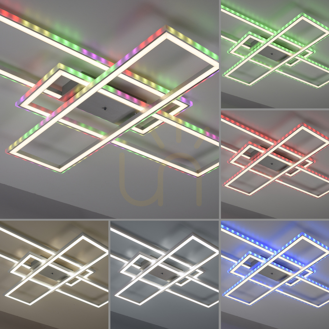 Anzeige Plafond FELIX60 14637-55 Silber 2xLED Plafond FELIX60 14637-55 Silber 2xLED