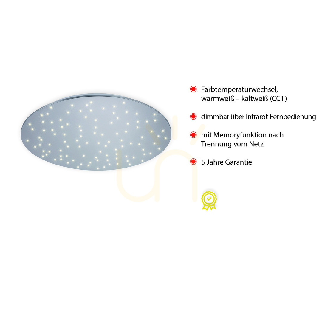 Anzeige SPARKLE Plafond 14673-55 Silber 1xLED SPARKLE Plafond 14673-55 Silber 1xLED