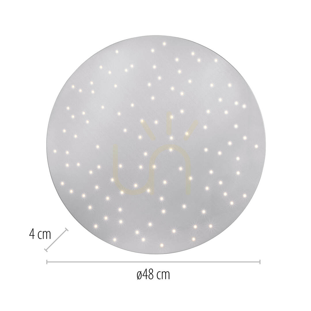 Vorschau SPARKLE Plafond 14673-55 Silber 1xLED SPARKLE Plafond 14673-55 Silber 1xLED