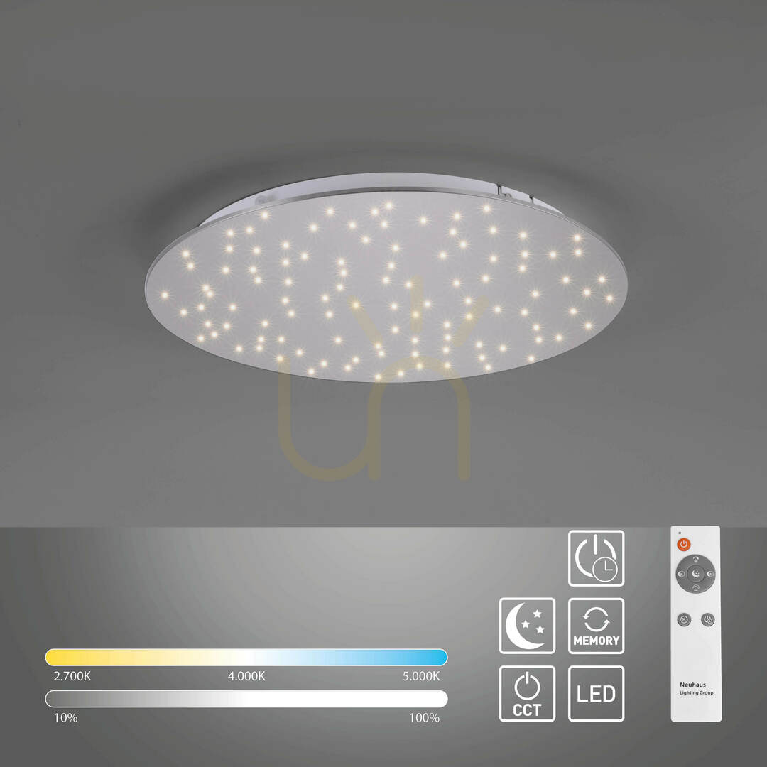 Zeige SPARKLE Plafond 14673-55 Silber 1xLED SPARKLE Plafond 14673-55 Silber 1xLED