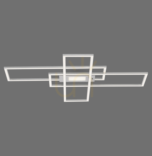 Prüfen ASMIN Plafond 14693-55 Silber 1xLED