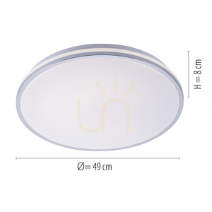 Plafond ISABELL 14844-17 Chrom 1xLED small 7