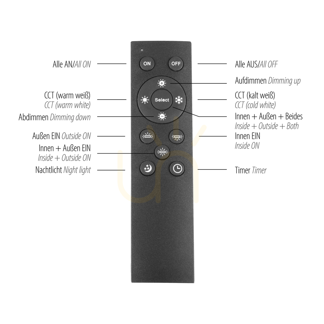 Aussicht Plafond EDGING 14871-16 Weiß 1xLED Plafond EDGING 14871-16 Weiß 1xLED