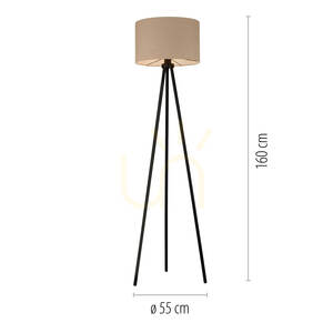 GRÜNE DURO Stehleuchte 14894-39 Beige 1xE27 small 8