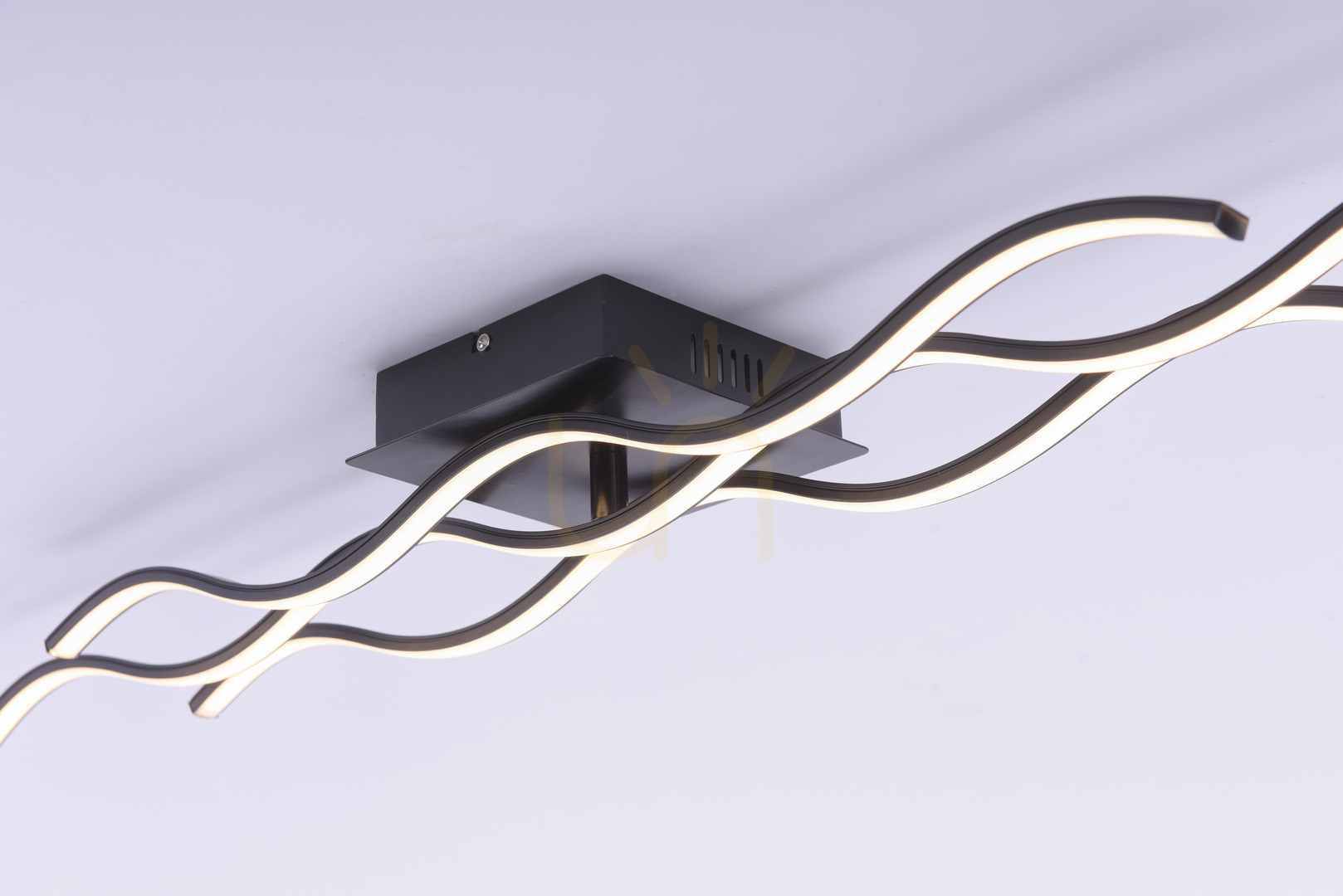 Prüfen WAVE Plafond 15166-18 Schwarz 1xLED WAVE Plafond 15166-18 Schwarz 1xLED