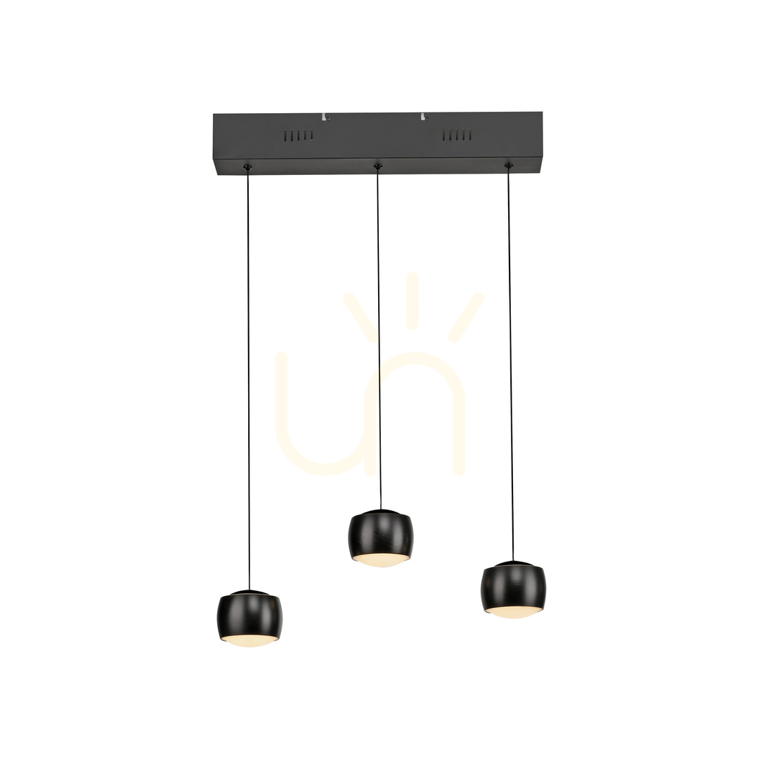 Aussicht BALLINI Pendelleuchte 15261-18 Schwarz 3xLED BALLINI Pendelleuchte 15261-18 Schwarz 3xLED