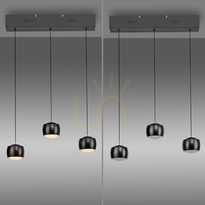BALLINI Pendelleuchte 15261-18 Schwarz 3xLED 14 BALLINI Pendelleuchte 15261-18 Schwarz 3xLED small 14