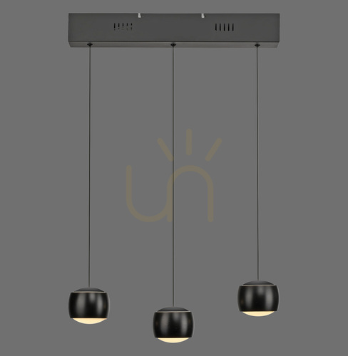 Prüfen BALLINI Pendelleuchte 15261-18 Schwarz 3xLED