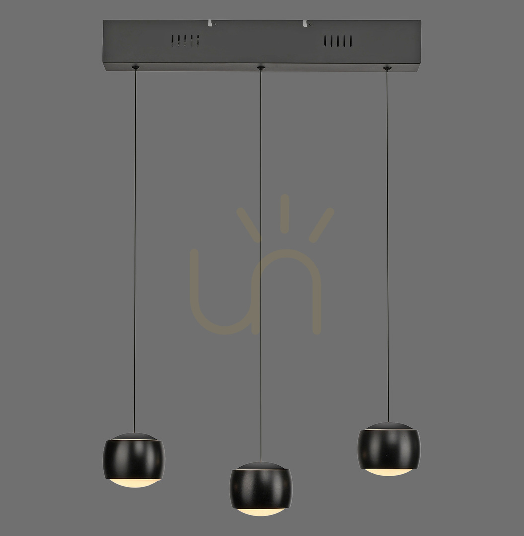 Prüfen BALLINI Pendelleuchte 15261-18 Schwarz 3xLED BALLINI Pendelleuchte 15261-18 Schwarz 3xLED